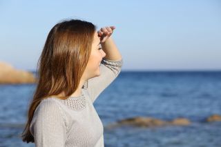 Foto: Frau am Meer