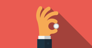 Icon Hand Geldstück